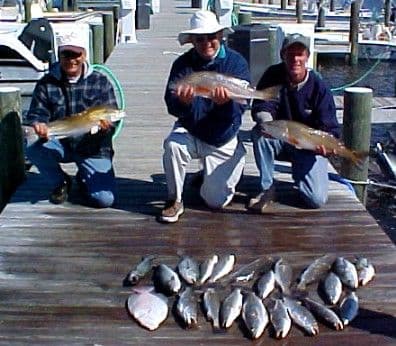 Pamlico Sound morning, red drum